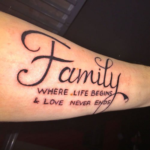 Tatuaggio di famiglia