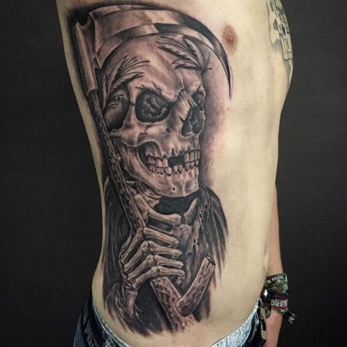 Idee per tatuaggi Grim Reaper per uomini