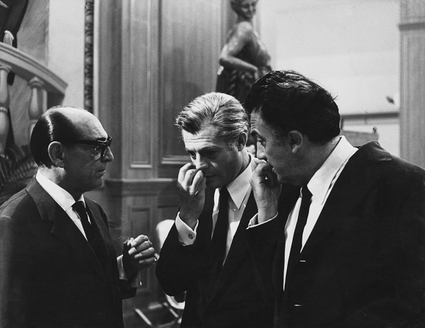 Fellini e attori